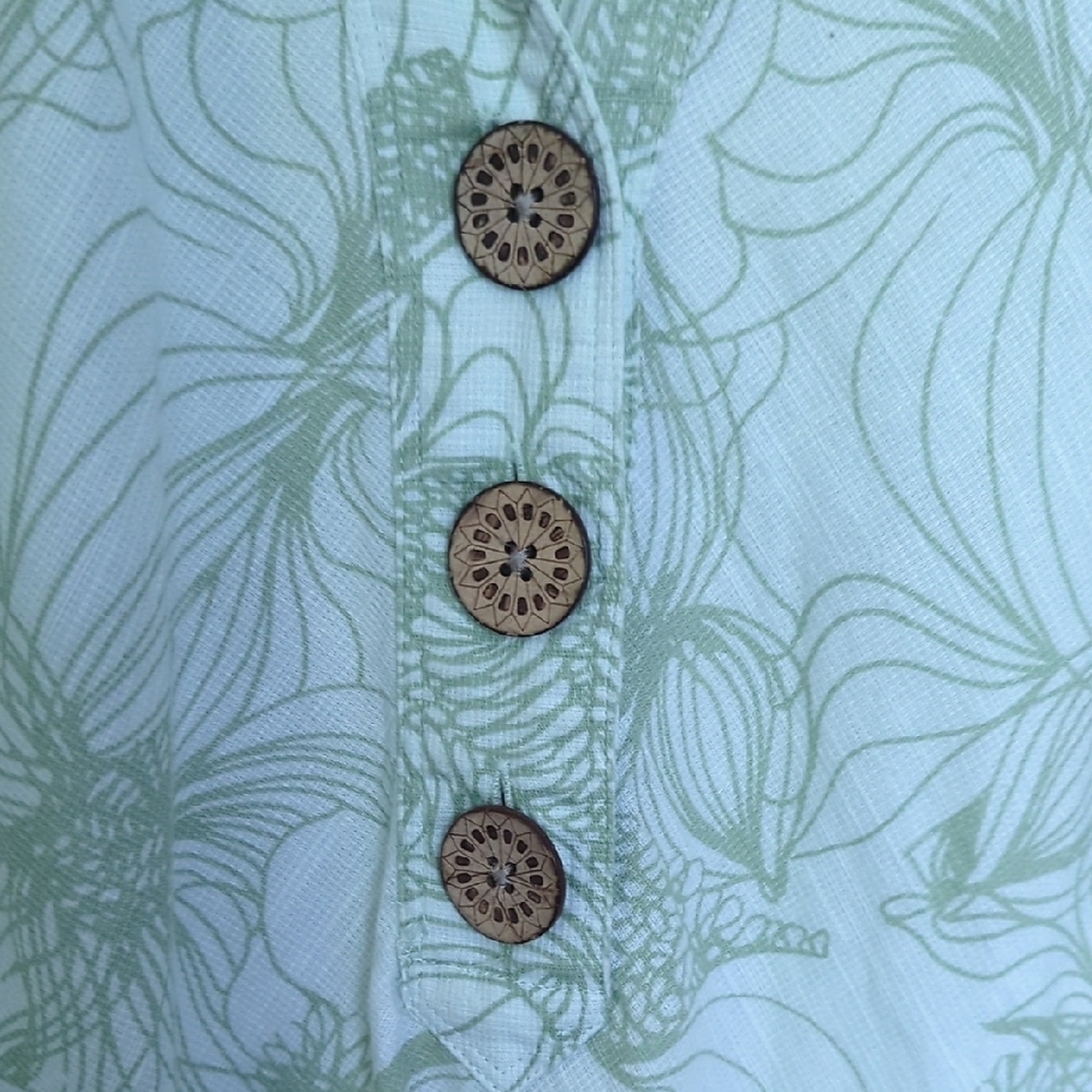 Royal Robbins Light Green Patterned Shirt - Picture 3 of 4